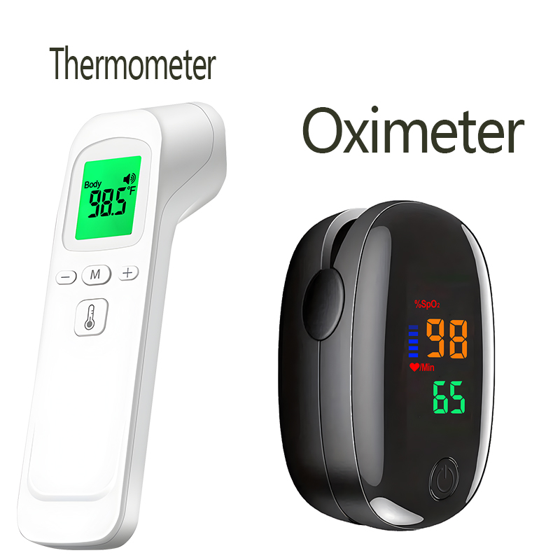 Digital Thermometer Infrared - 비접촉식 적외선 이마 체온계 섭씨/화씨 측정기