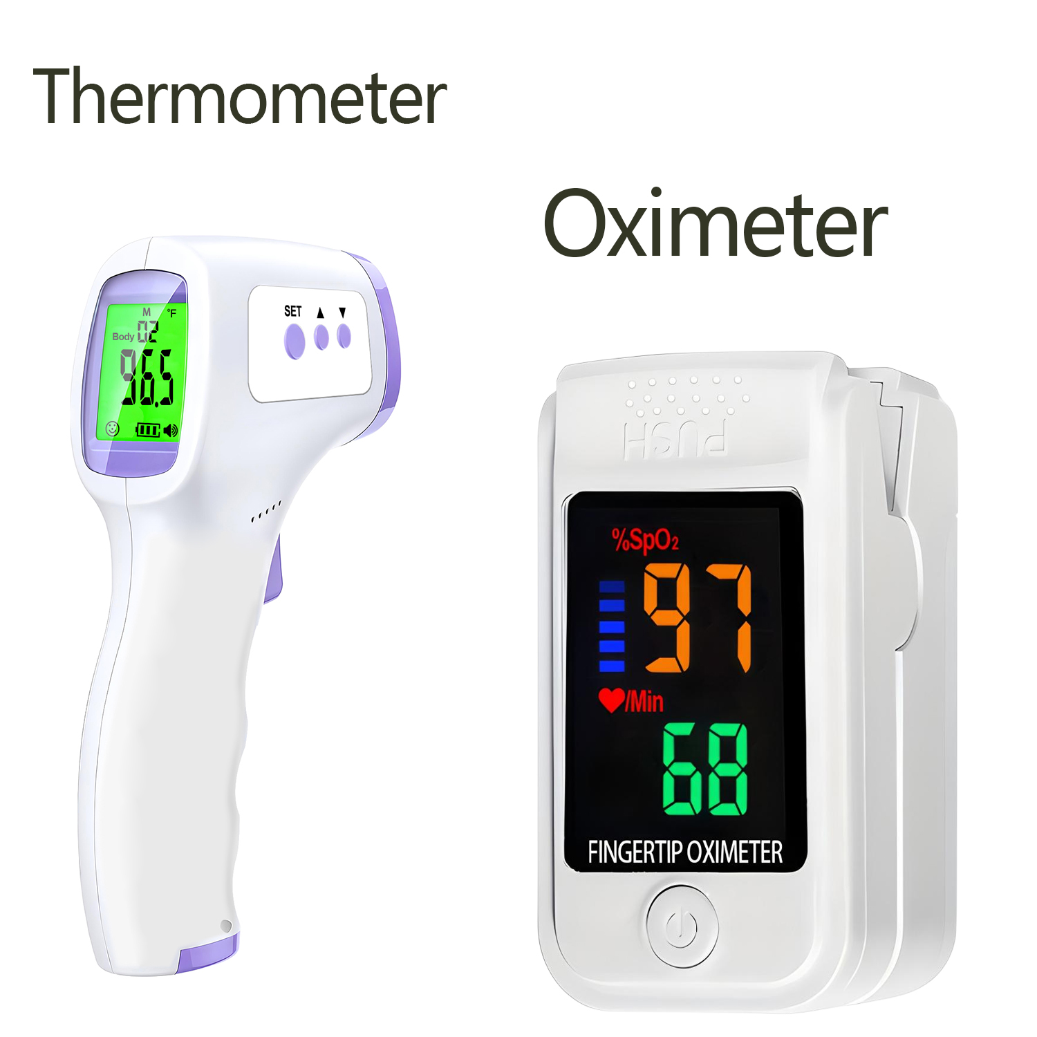 Digital Thermometer Infrared - 비접촉식 디지털 적외선 이마 온도 전자