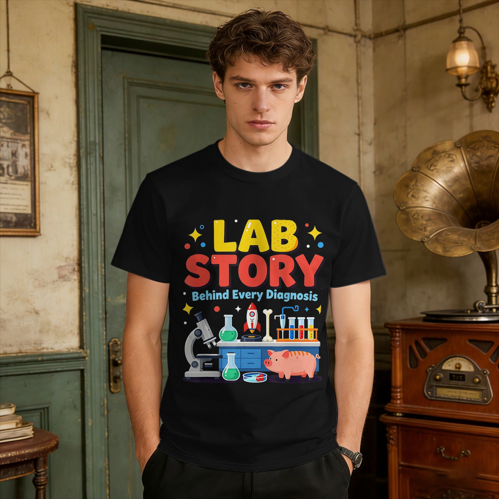 Medical Lab Technician - 남성용 의료 실험실 기술자 팀 랩