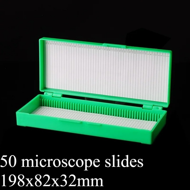 Pathology Slide Storage - 5Pcs 방습 플라스틱 현미경 슬라이드 박스