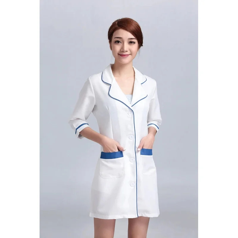 Medical Lab Technician - 여성 병원 간호복 작업복 가운 의상