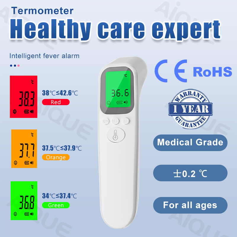 Digital Thermometer Infrared - AiQUE 적외선 온도계 이마 ℃ /