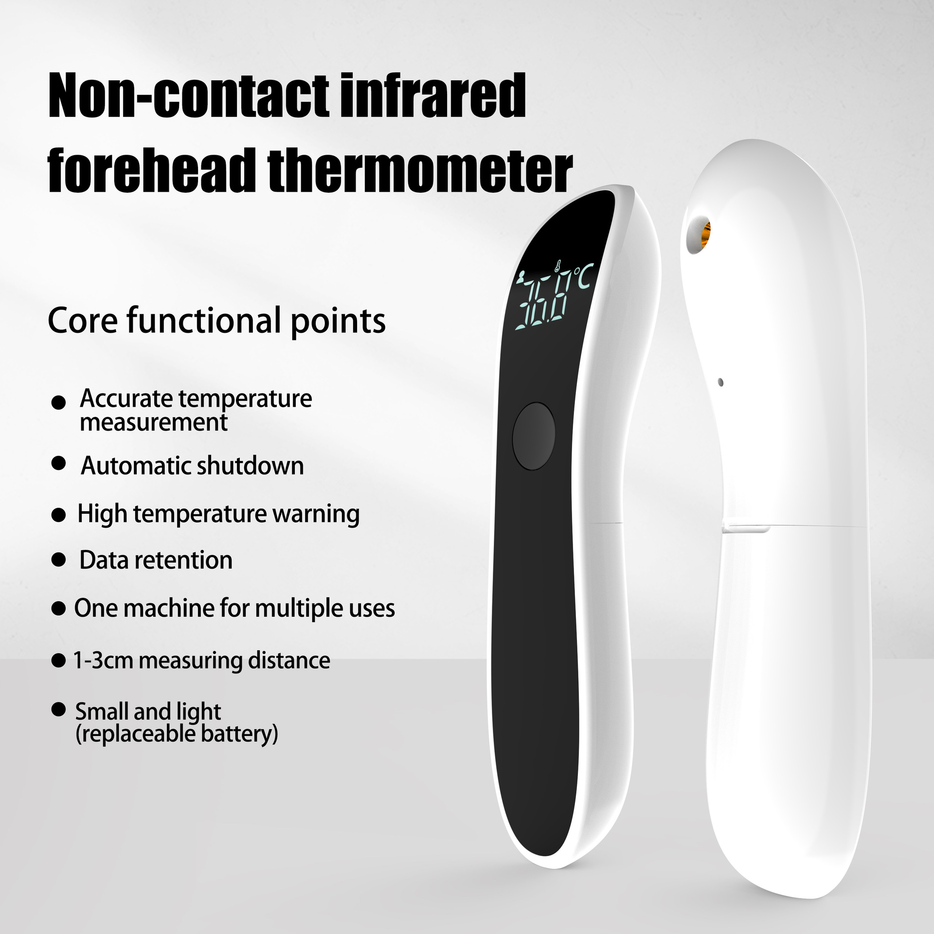 Digital Thermometer Infrared - 적외선 체온계 의료용 가정용 디지털 LCD