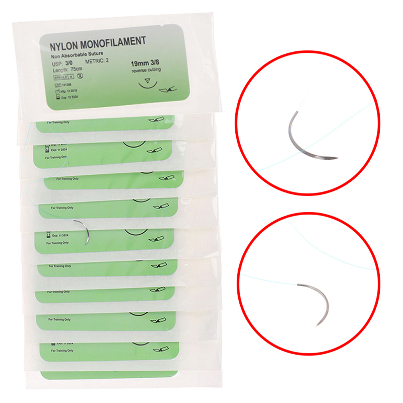 Medical Lab Kit - 나일론 모노필라멘트 봉합사 키트 12개 의료용