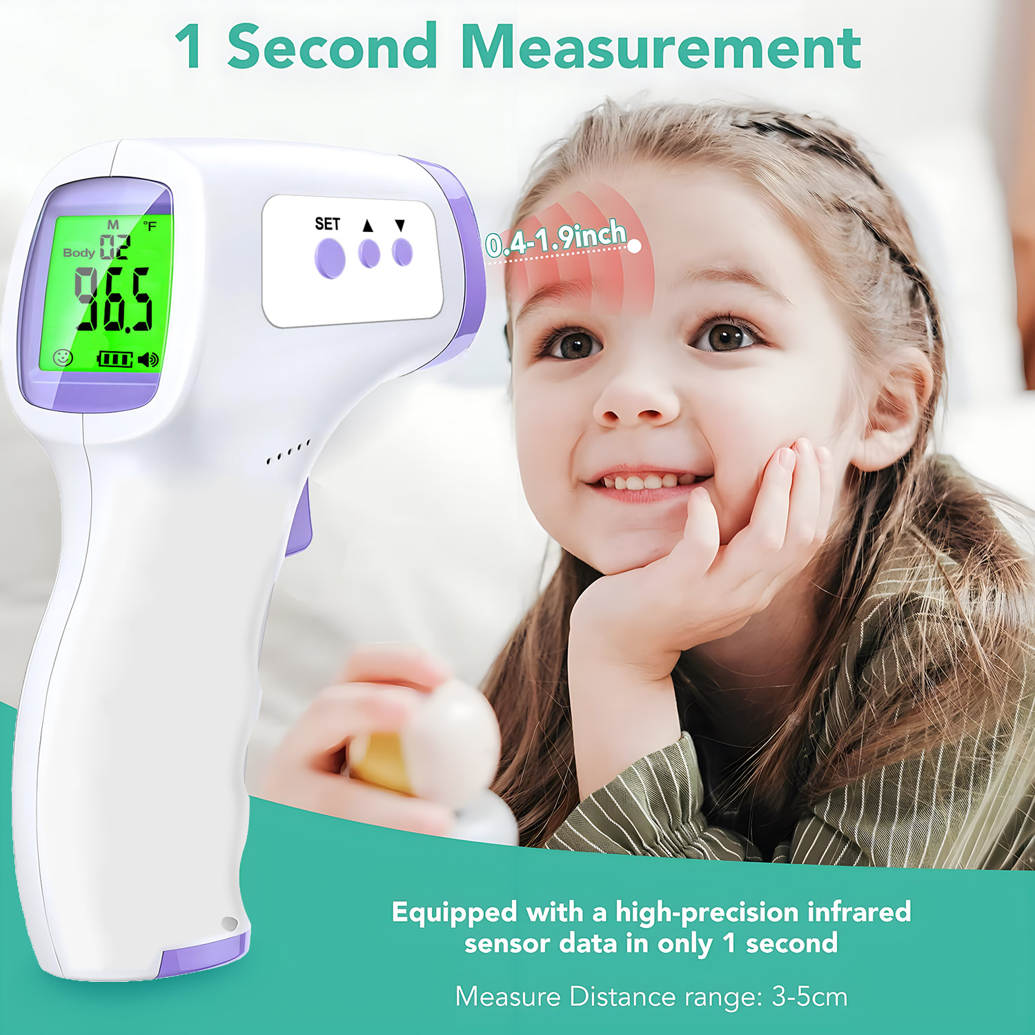 비접촉식 디지털 적외선 이마 온도 전자 온도계 또는 손 - Digital Thermometer Infrared 리뷰 및 가격