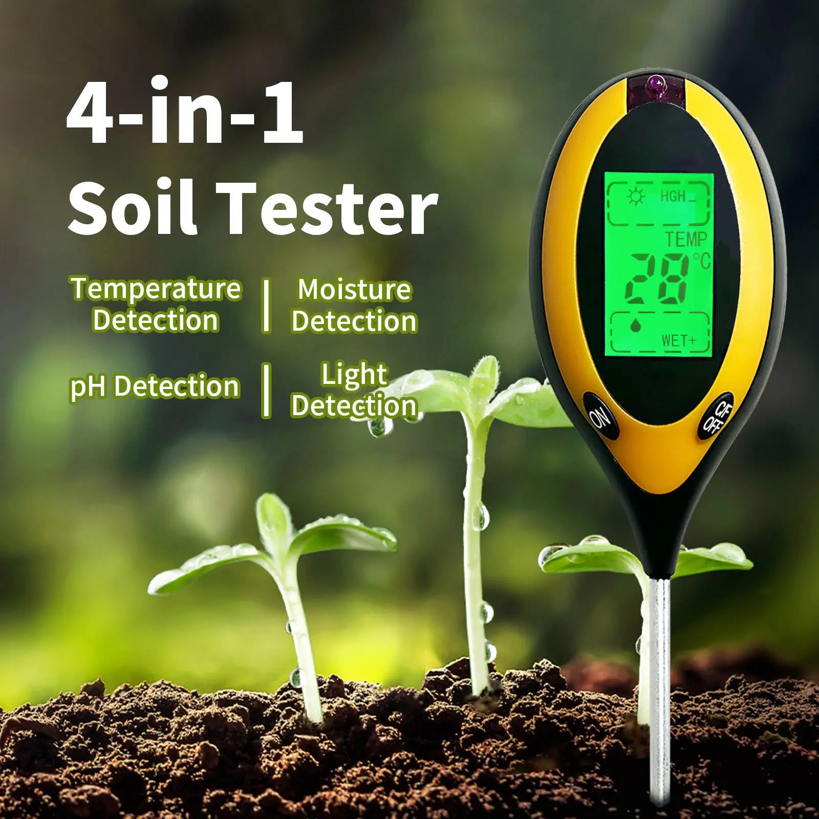 휴대용 토양 PH 및 습도 테스터 영양소 수질 테스터  - Ph Meter 리뷰 및 가격