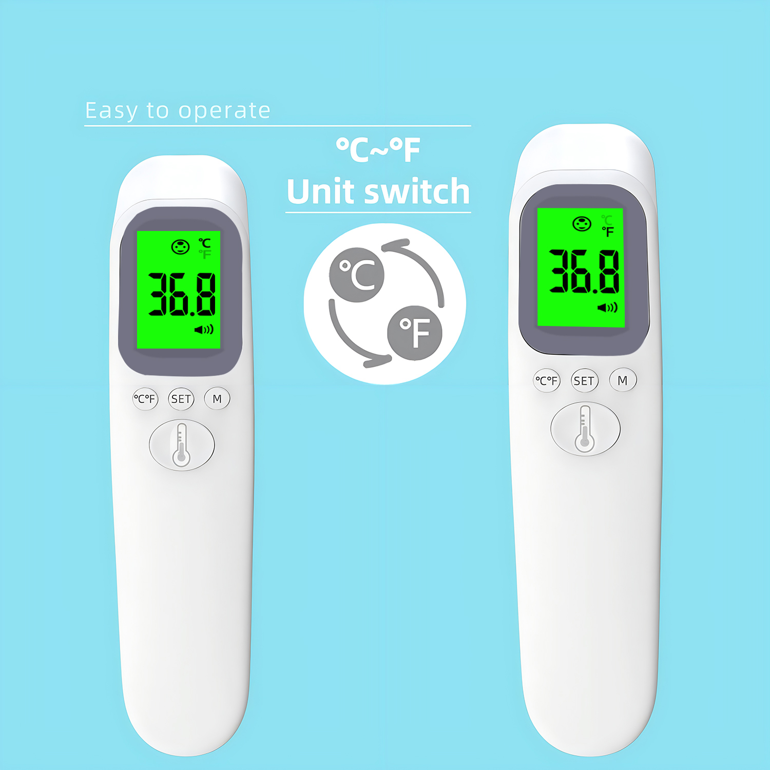 귀 및 이마용 적외선 온도계 ℃ / ℉   20개 메모 - Digital Thermometer Infrared 리뷰 및 가격