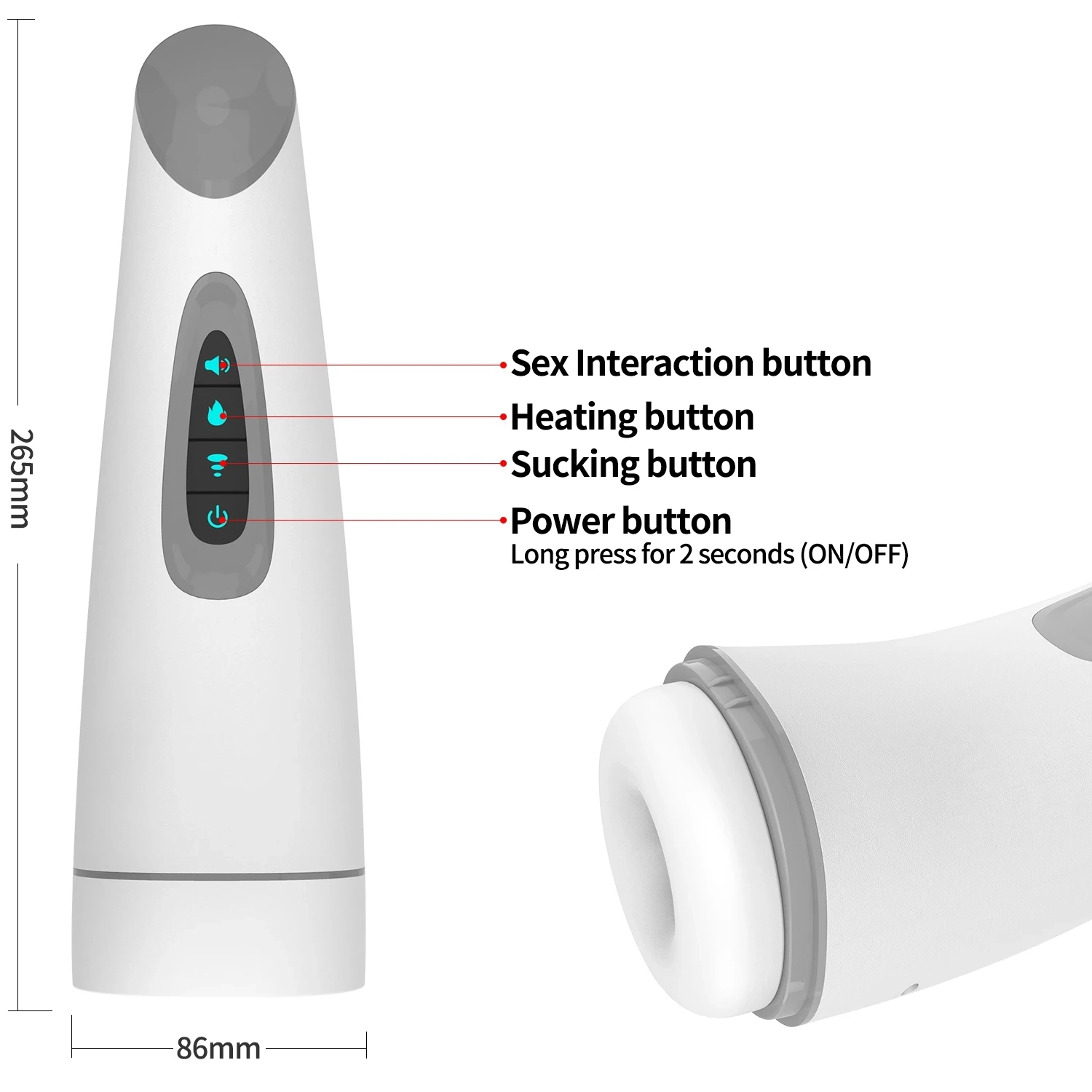 남성용 자동 흡입 마스터베이터, 자동 블로우잡 섹스 머 - Suction Machine Medical 리뷰 및 가격