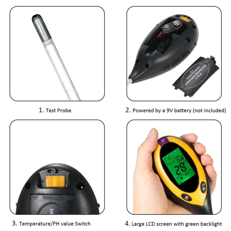 새로운 2026 LCD 토양 pH 측정기 토양 테스터  - Ph Meter 리뷰 및 가격